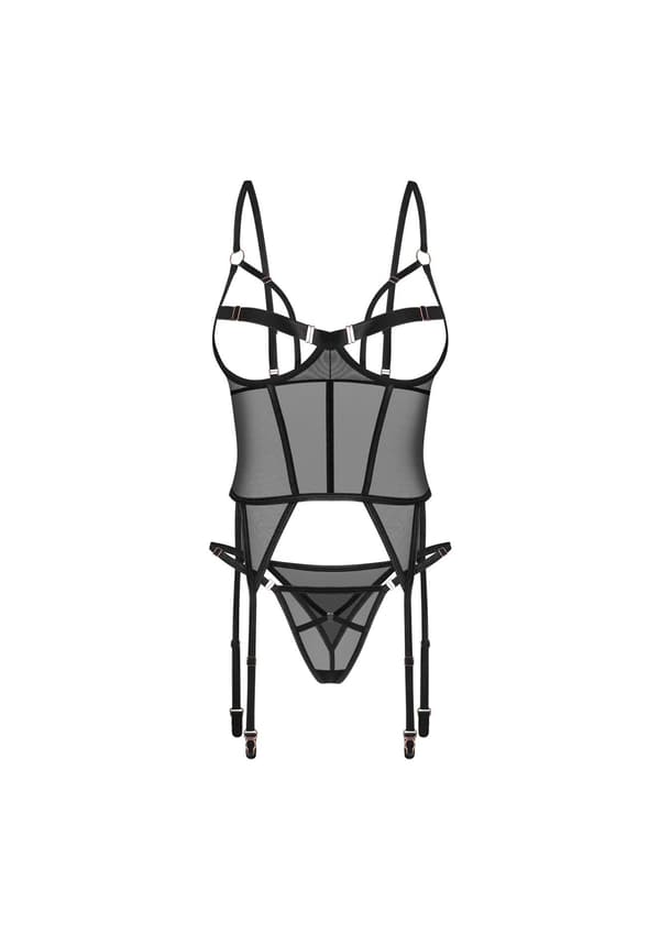 Euridia korsett och stringtrosa M/L