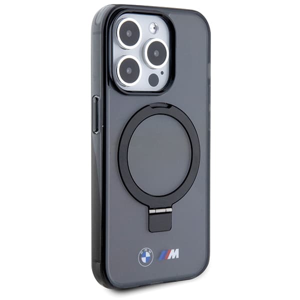 BMW Ring Stand M Collection MagSafe -kotelo iPhone 15 Prolle, musta