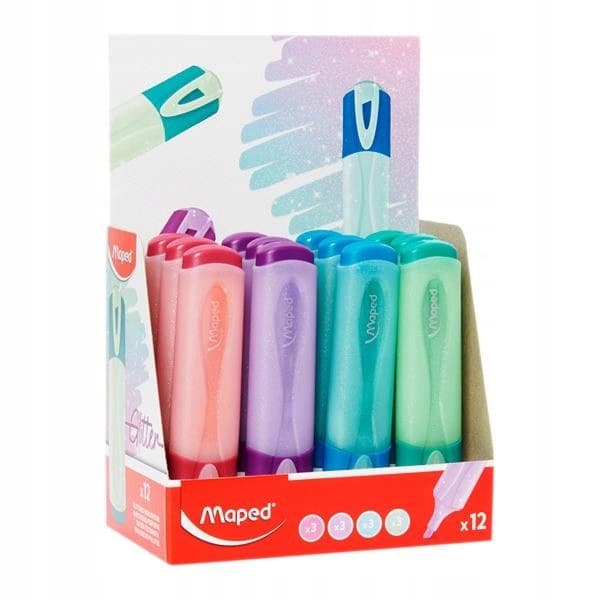 MAPED PASTEL GLITTER GRØN HIGHLIGHTER