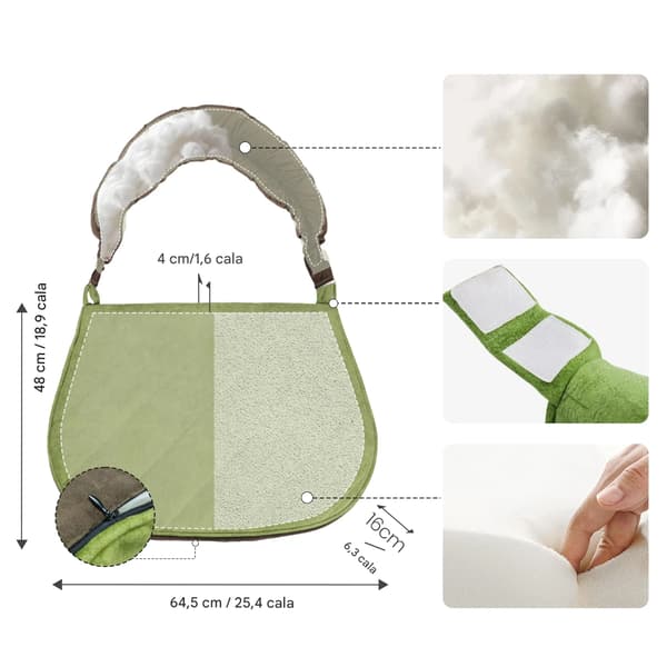 Ergonominen tabletti-/kirjatelinetyyny