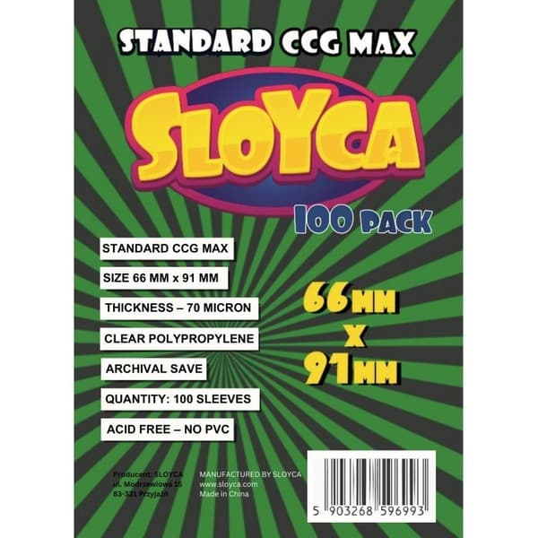 Standard CCG MAX-muffer 66x91mm (100 stk.) SLOYCA