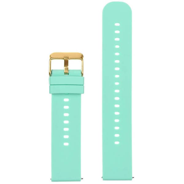 Gummirem til ur U27 - mint/guld - 22mm