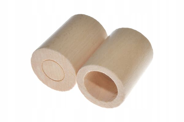 Gardinstångsändar Trägardinstångsändar 2 st Furu Cylinder