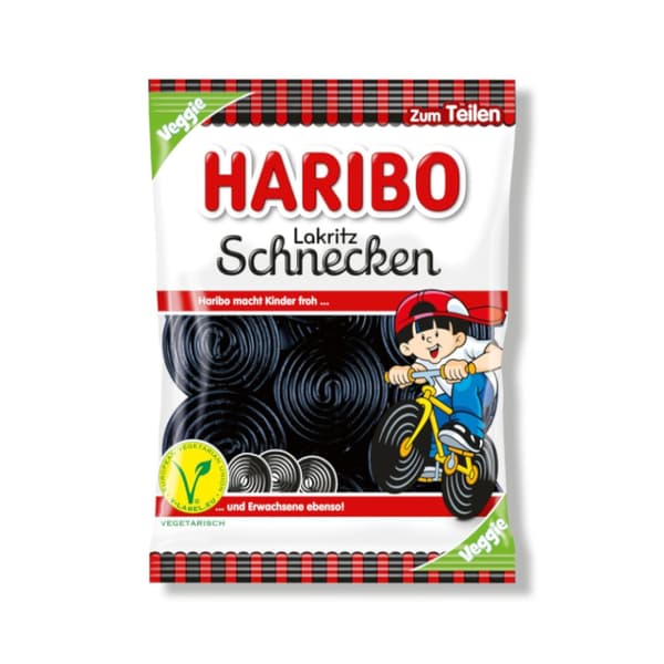 Haribo Lakridssnegle 175g
