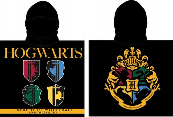 HARRY POTTER PONCHO BADETØRKLÆDE MED HÆTTE STRANDPOOL R081F
