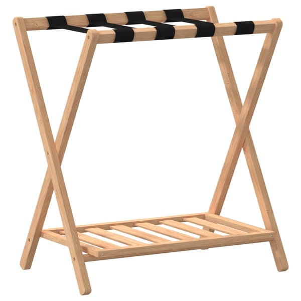 vidaXL Matkatavarateline 68x38x58 cm Bambu