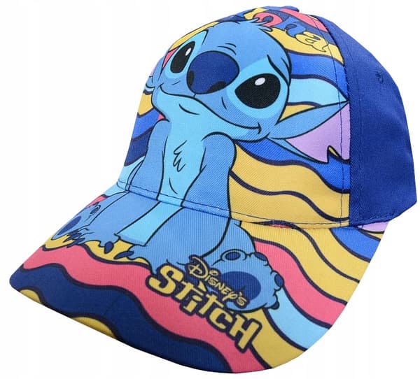 Stitch basebollkeps för pojkar marinblå 52