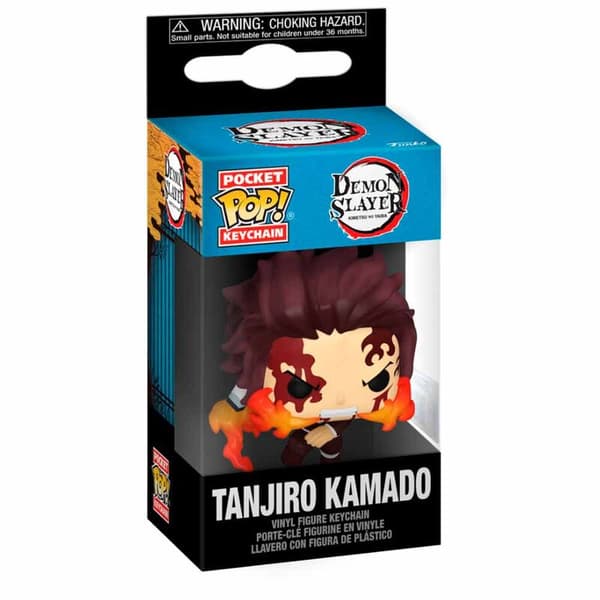 Funko POP Nyckelring Demon Slayer Tanjiro Kamado Samlarfigur