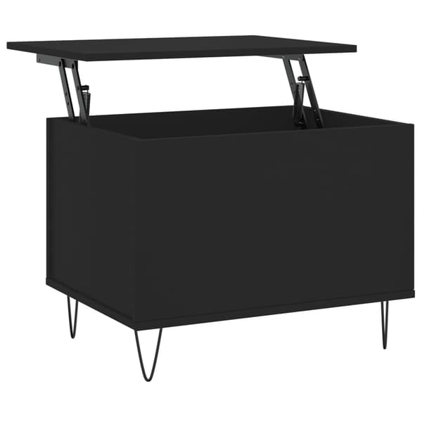 vidaXL sofabord, sort, 60x44,5x45 cm, træbaseret materiale