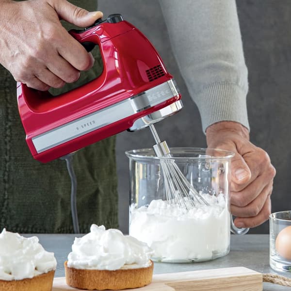 5KHM9212 KitchenAid håndmixer med 9 hastigheder Farve: Blank rød