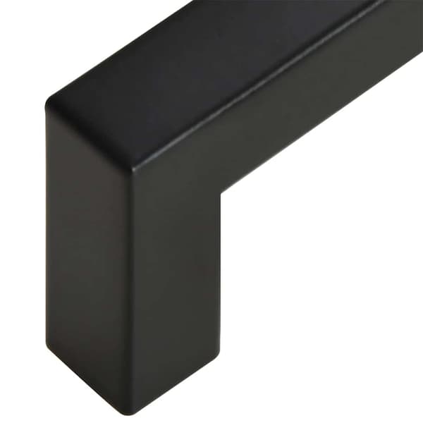 vidaXL skabsgreb 5 stk. sort 192 mm rustfrit stål