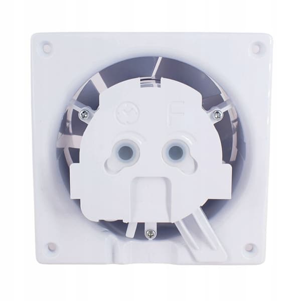 dRim 125 TS Timer Ventilator Rød Plexiglas Blank Ventilator Plus Panelsæt