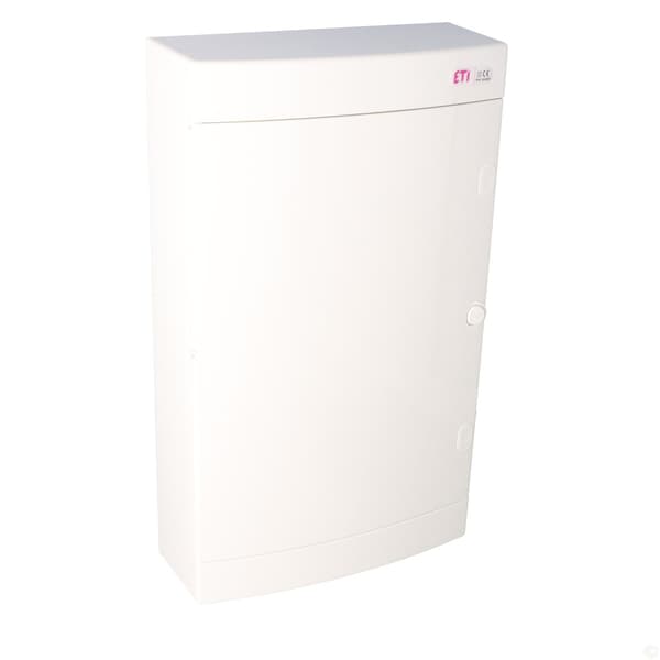 Utanpåliggande fördelningscentral 36 moduler IP40 vit dörr ECT36PO-s