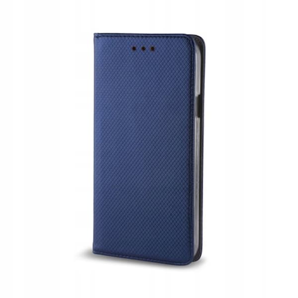 Etui til Samsung Galaxy S21 FE SMART MAGNET BOOK MARINEBLÅ + GLAS