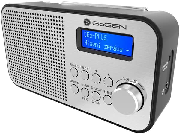 Radio GoGEN DAB 300 N Silver (GOG-DAB300N)