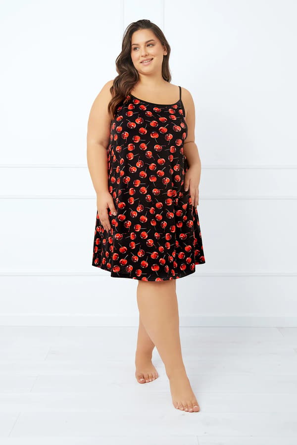 Dameskjorte med smalle stropper Cherry L