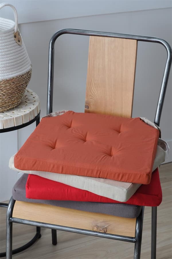 DUO stolehynde 38x38 grå sølv