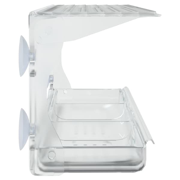 vidaXL fuglefoderautomater til vindueskarme, 2 stk., akryl, 30x12x15 cm