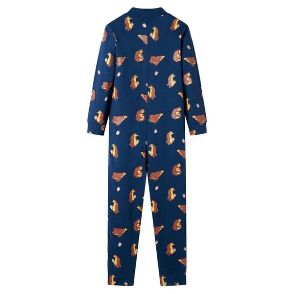 Børnepyjamas i lyse farver, denimblå, 104