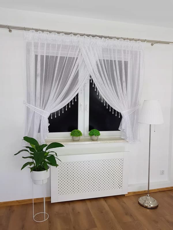 Verkkoverho helmillä 400x150 cm