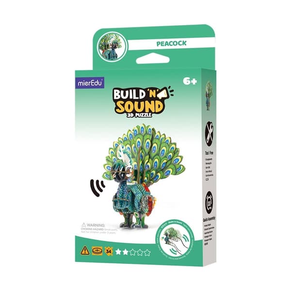 3D-pussel. Bygg och lyssna - Paw