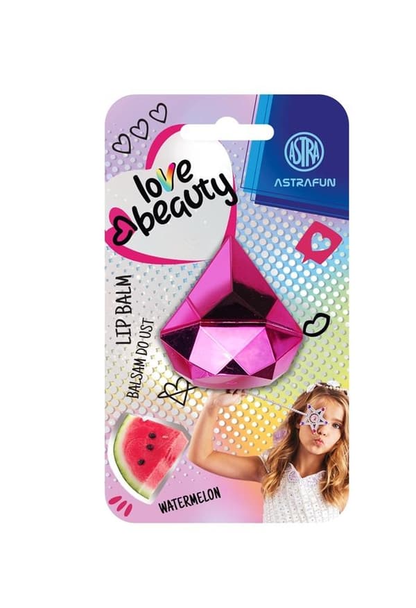Diamant Læbepomade Vandmelon Mix ASTRAFUN