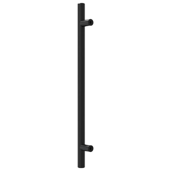 vidaXL skabsgreb 10 stk. sort 192 mm rustfrit stål