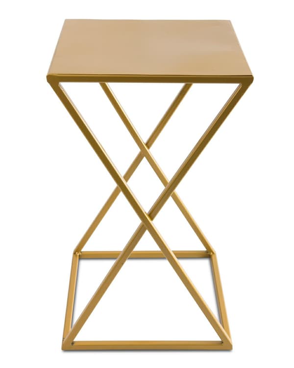 Stående blomsterstander 40 cm guld moderne