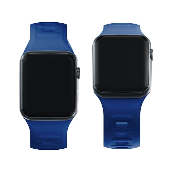 3MK Silikone Urrem Blå/Blå til Apple Watch 38/40/41mm