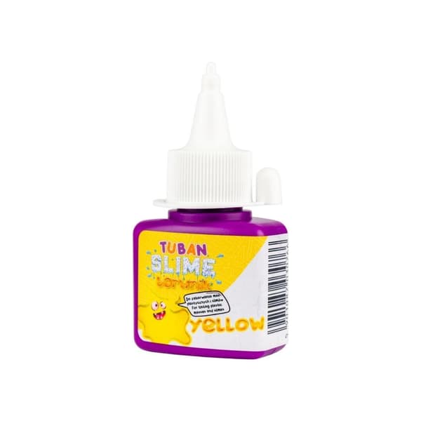 Slimefärg gul 35ml TUBAN