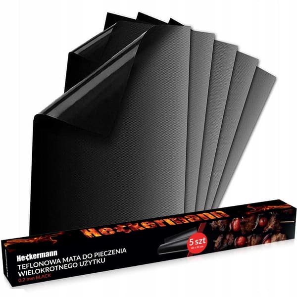 BBQ-grillimatto 40x33cm 5 kpl
