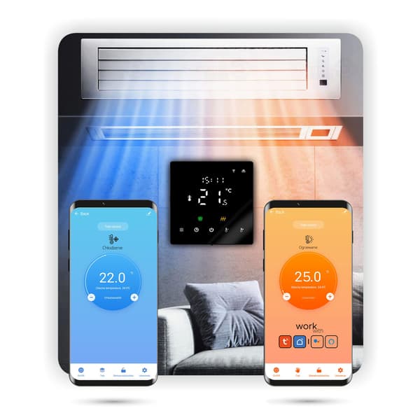 Tuya PRO3 WiFi-rumtermostat sort