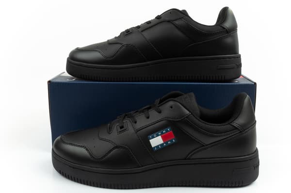 Tommy Hilfiger Tjm Retro Basket Essentials Sort [EM0EM01395] størrelse 43