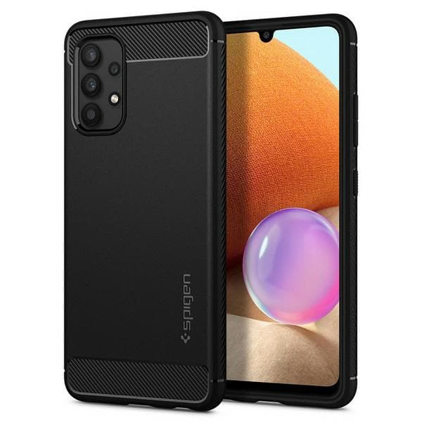 Spigen Rugged Armor-cover til Galaxy A52 5G / 4G, sort
