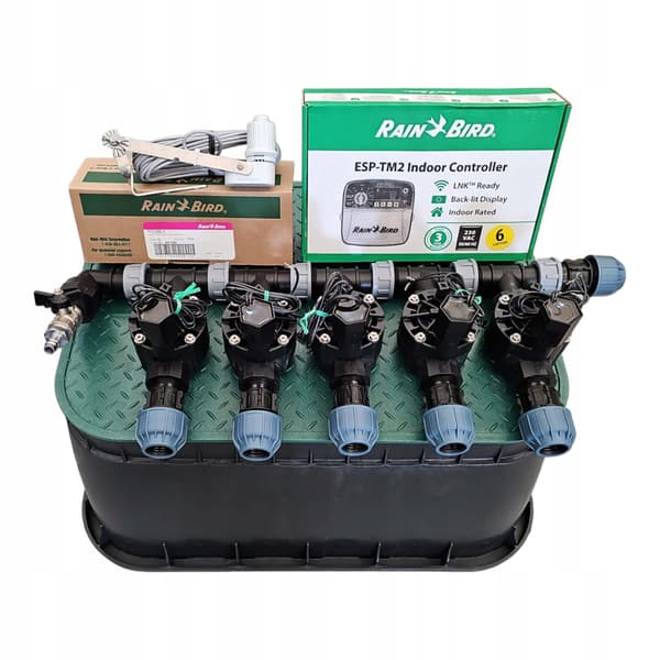 Rain Bird 5-sektionskit: grenrör med kompressor, TM2, RSDBex, sump, PE 20