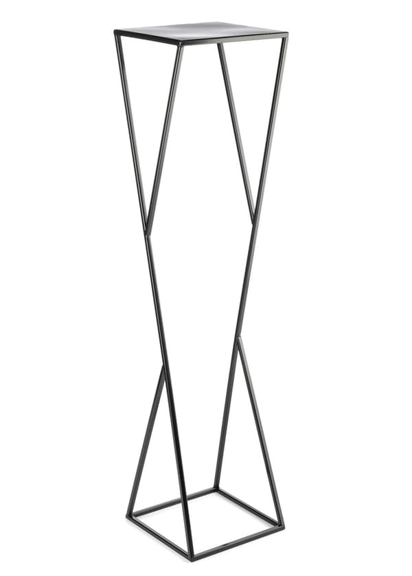 Moderni LOFT musta kukkateline 100 cm