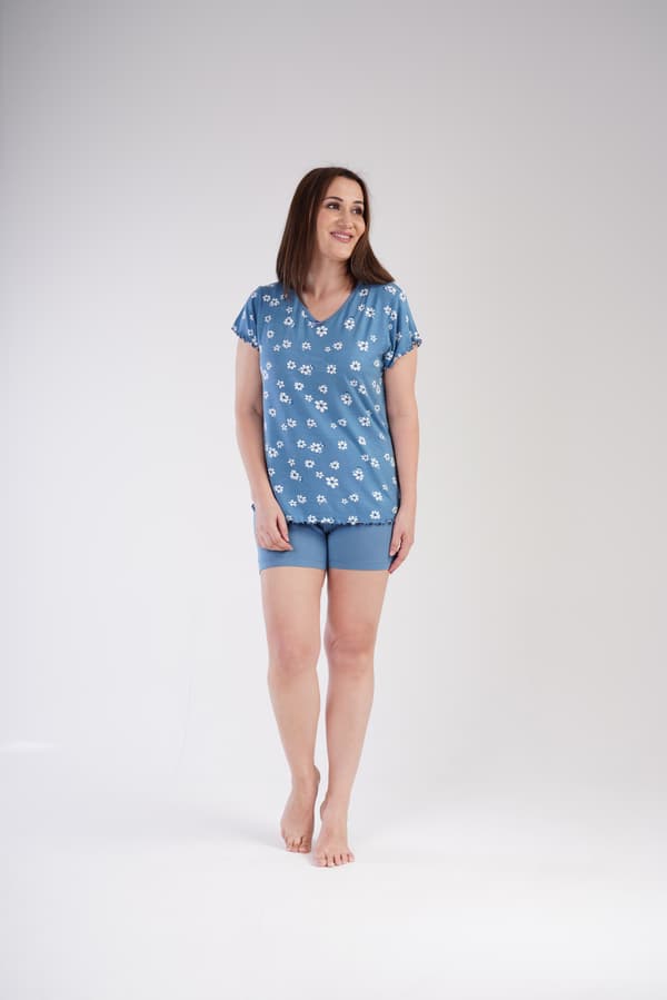Vienetta Pyjamas til kvinder, viskose, 2XL, plus size, stor