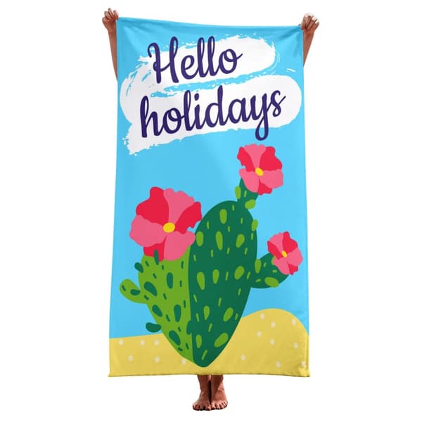 HELLO HOLIDAYS rektangulär strandhandduk 150x70 REC54WZ2