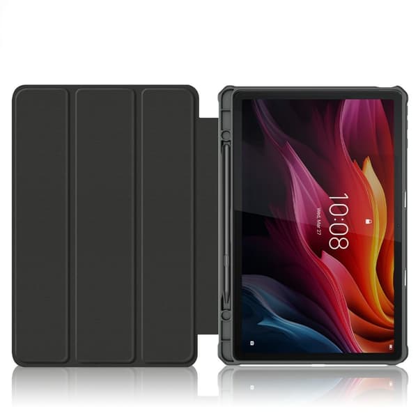 Lenovo Tab K11 Plus Smartcase Hybrid-etui med stylusholder, sort