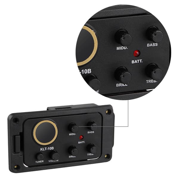 Aktiv pickup för gitarr med tuner kit Kera Audio KLT-10B