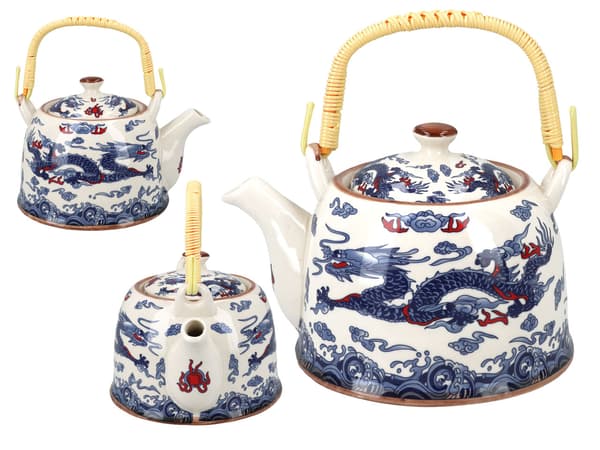 Keramisk elkedel med infuser