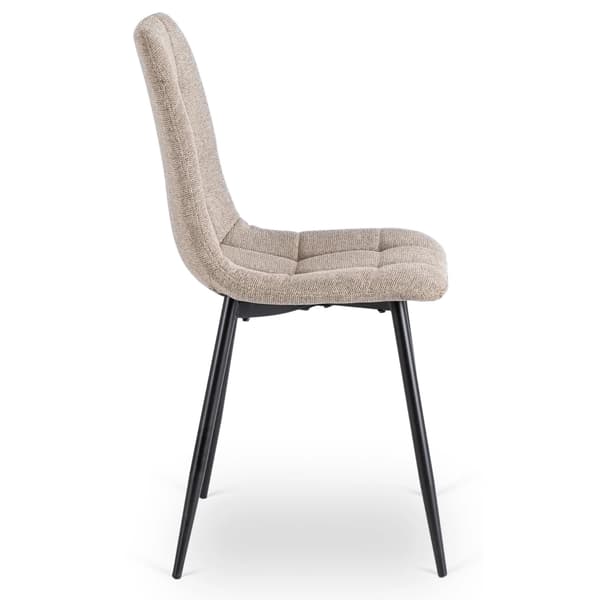 Polstret spisebordsstol PERU 2 Beige Moderne Loft