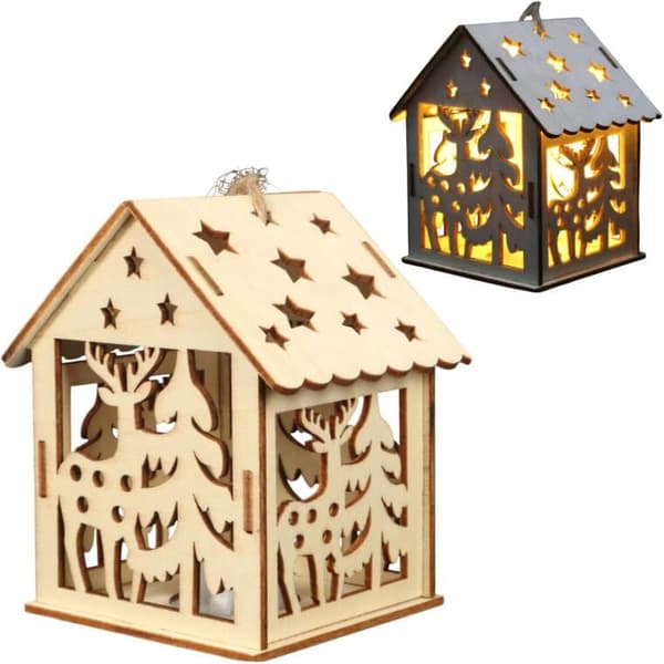 JULELYNTE LED-LYSDEKORATION JUL 10 cm