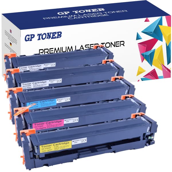 5x toner til HP GP-H404X/CF544X CMYKK-printer
