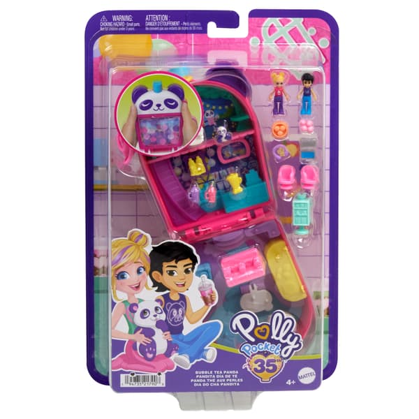 POLLY POCKET Bubble Tea Pandas Compact -setti HWN95