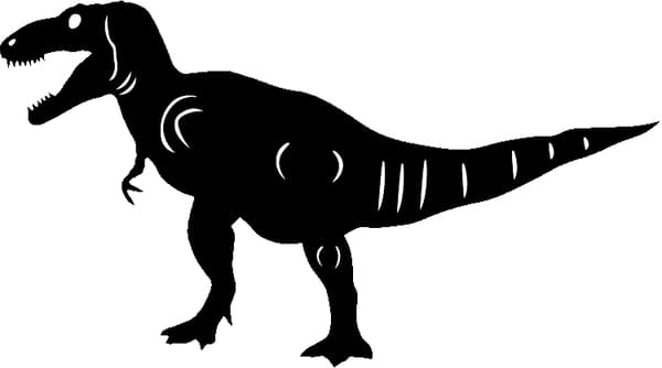 Blå dinosaurieöppnat hänge