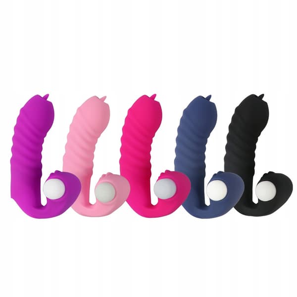 Silikone Fingervibrator Vandtæt Trådløs Lydløs Sort
