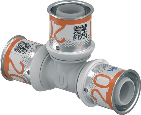 PPSU T-stykke 20-20-20 Uponor S-Press Plus
