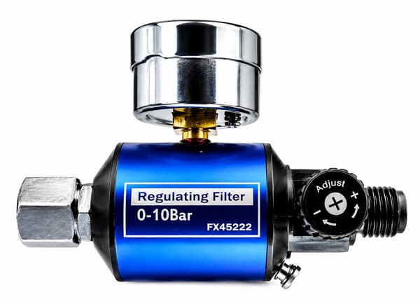 Tryckregulator 1/4 0-10 bar med torkare