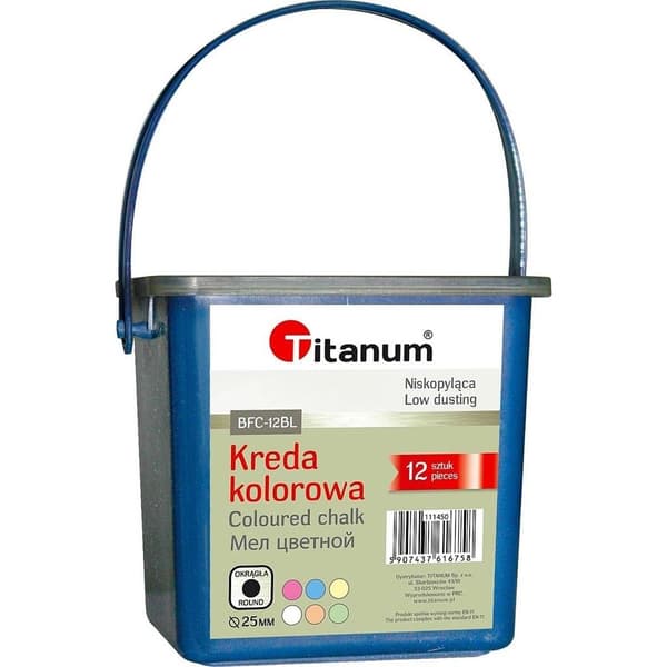 Färgad trottoarkrita 12 st